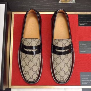 🔥ผ่อนได้🔥รองเท้าผู้ชาย Gucci Loafers Size 40 - 44 cm งาน Original อุปกรณ์ : Full Box Set