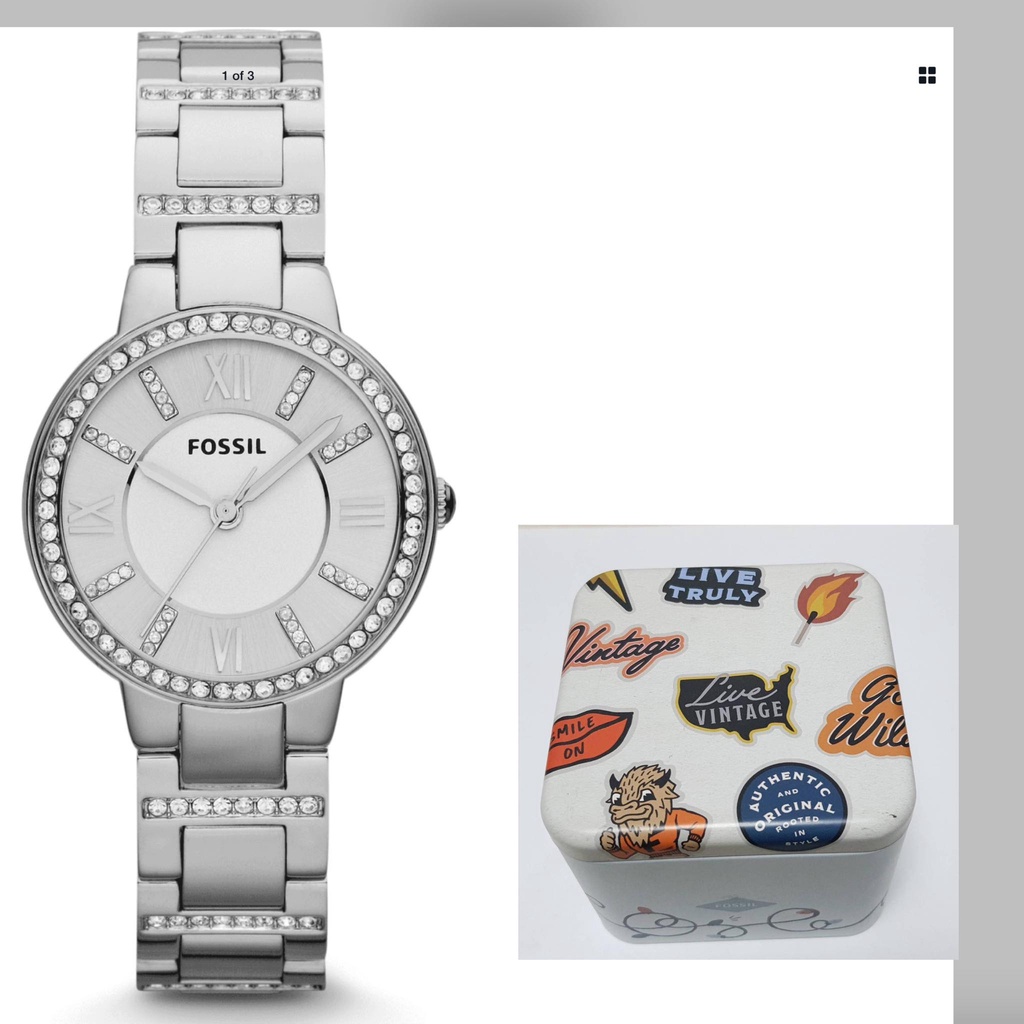 นาฬิกา FOSSIL WOMEN'S ES3282 QUARTZ พร้อมกล่อง (ใหม่)