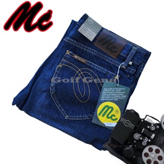 MC Jeans กางเกงยีนส์ กระบอกใหญ่ผ้าฟอก สี Jeans สินค้าพร้อมส่ง