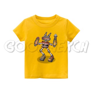 เสื้อยืด พิมพ์ลาย EPIC WUBBOX MY SINGING MONSTERS - FREE SABLON NAMA ANAK สําหรับเด็ก