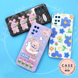 เคส Oppo Reno6z,Reno7z,Reno8,Reno8z เคสมือถือกระจกลายหินอ่อน,เกร็ดน้ำแข็งพิมพ์ลาย กันเลนส์กล้อง