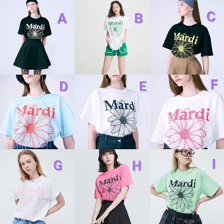 เสื้อยืด พิมพ์ลายดอกไม้ Mardi MERCREDI DDANJI_IVORY