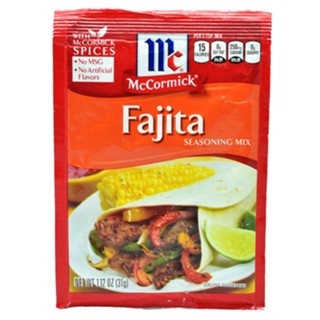 Fajitas Seasoning Mix McCormick 31 G