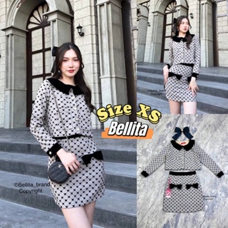 [Size XS]ป้าย Bellita เซ็ทกระโปรง 3 ชิ้น