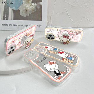 เคสโทรศัพท์มือถือ ลาย Cute Cat สําหรับ Compatible With Samsung Galaxy A22 A23 A50 A30S A50S A52 A52S A72 A73 A7 2018 5G 4G T1