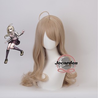 Jecarden Danganronpa V3 Kaede Akamatsu วิกผมสังเคราะห์ ทนความร้อน สําหรับผู้หญิง