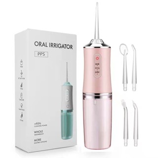 Oral Irrigator USB Rechargeable Water Flosser Portable Dental Water Jet Teeth Cleaner