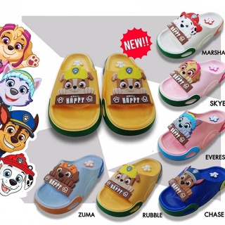 Paw Patrol รองเท้าเด็ก รองเท้าแตะ พิมพ์ลายการ์ตูนป้องกันการลื่น สําหรับเด็ก