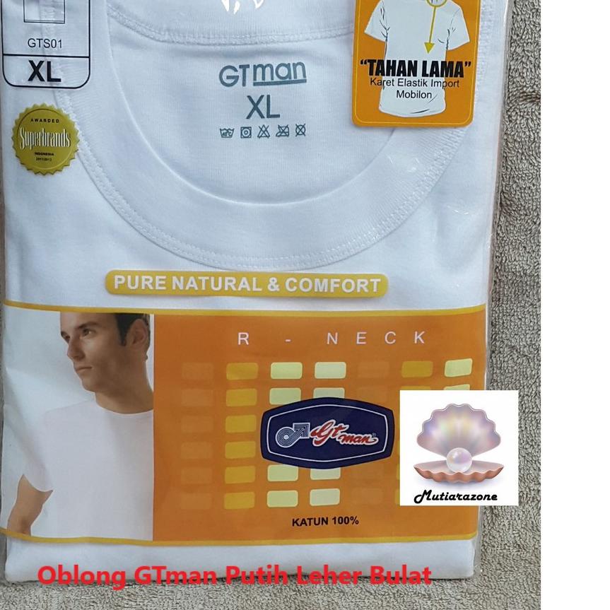 การควบคุมคุณภาพ Oblong GTman สีขาว O คอ GTS01 (1in1)|เคดี7