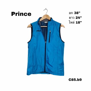 Prince Vests Blue เสื้อกั๊กผู้ชาย อก 38 ยาว 24 สีฟ้า ใหม่มาก C85.b9