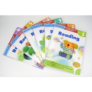 หนังสือ Kumon Reading Workbooks6️⃣เล่ม Grade1- 6ชุดนี้สำหรับอายุตั้งแต่ 6-12ขวบ