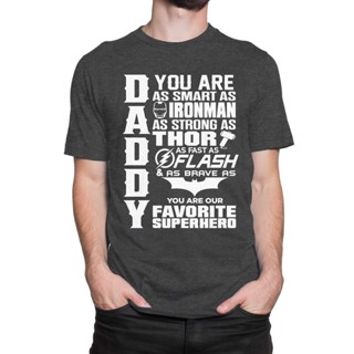 [COD] {พร้อมส่ง เสื้อยืดผ้าฝ้าย 100% พิมพ์ลาย Haus Daddy Superhero พลัสไซซ์ พลัสไซซ์ XS-6XL สําหรับผู้ชาย ของขวัญคร