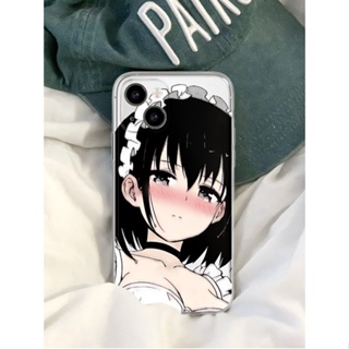 Sexy maid เคสไอโฟน iPhone 11 14 pro max 8 Plus case X Xr Xs Max Se 2020 cover 14 7 Plus เคส iPhone 13 12 pro max