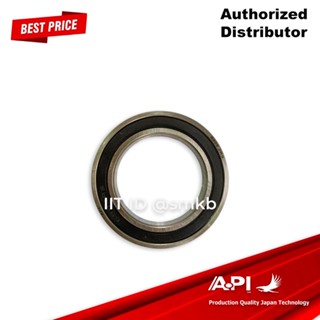 API Brand แบริ่ง ตลับลูกปืนคุณภาพ BALL BEARING 6911 2RS ปิดยาง   6911 size 55x80x13