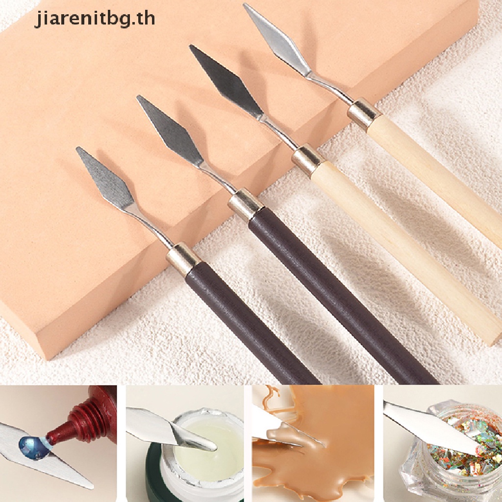 RENBG สแตนเลสสตีลเล็บกาว Smudge Dyeing Sticks พร้อมที่จับ TH