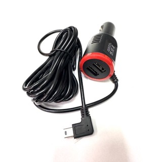 สายชาร์จกล้องรถยนต์มีช่องชาร์จUSB 5V3.5A หัวmini USB/Car Charger