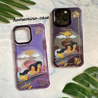 🌈 พร้อมส่ง 🌺 The Hood x Disney Princess Jasmine Clear Plus Case เคสเจ้าหญิงจัสมิน ลิขสิทธิ์แท้ (14 Pro Max/14 Pro)