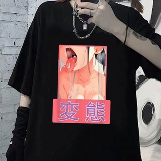 T-shirt  GILDAN เสื้อยืดแขนสั้น ผ้าฝ้าย 100% พิมพ์ลายอนิเมะ Hen Lewd Ahegao สไตล์ฮาราจูกุ สําหรับผู้ชาย 2022S-5XL_28