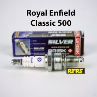 หัวเทียน BRISK PREMIUM RACING แกนเงิน Royal Enfield Classic 500 Spark Plug (SY21RL) รองรับทุกน้ำมัน Made in EU