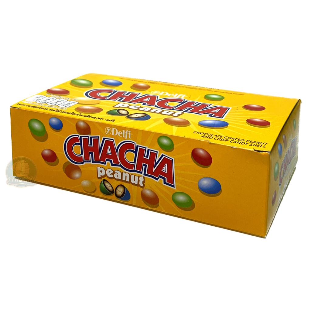 ChaCha ช็อกโกแลต สอดไส้ถั่วลิสง ขนาด 13 กรัม บรรจุ 12 ซอง