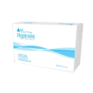 BJC HYGIENIST Facial Tissue Long Special 950Sheets กระดาษเช็ดหน้าหน้า BJC Hygienist แพคสุดคุ้ม 950 แผ่น/ห่อ