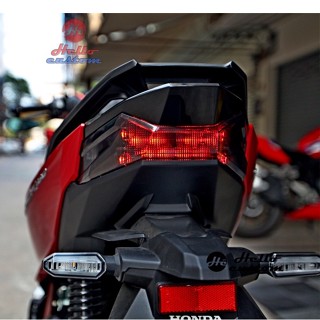 กรอบไฟท้าย สีสโม๊ค Click 160 (ใส่แทนของเดิม) CLICK160 เท่านั้น ครอบไฟท้าย สโมค smoke Tail Lamp cover