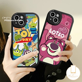 เคสโทรศัพท์มือถือ ลายการ์ตูนหมีสตรอเบอร์รี่ สําหรับ OPPO A17 A57 A17K A54 A78 A96 A95 A16 A15 A12 A5s A55 A77s A16K A74 A76 A16E A3S A1K A94 A7 Reno 8T 8 7 7Z 5F 6 A53 A9 A5 A31 เคส