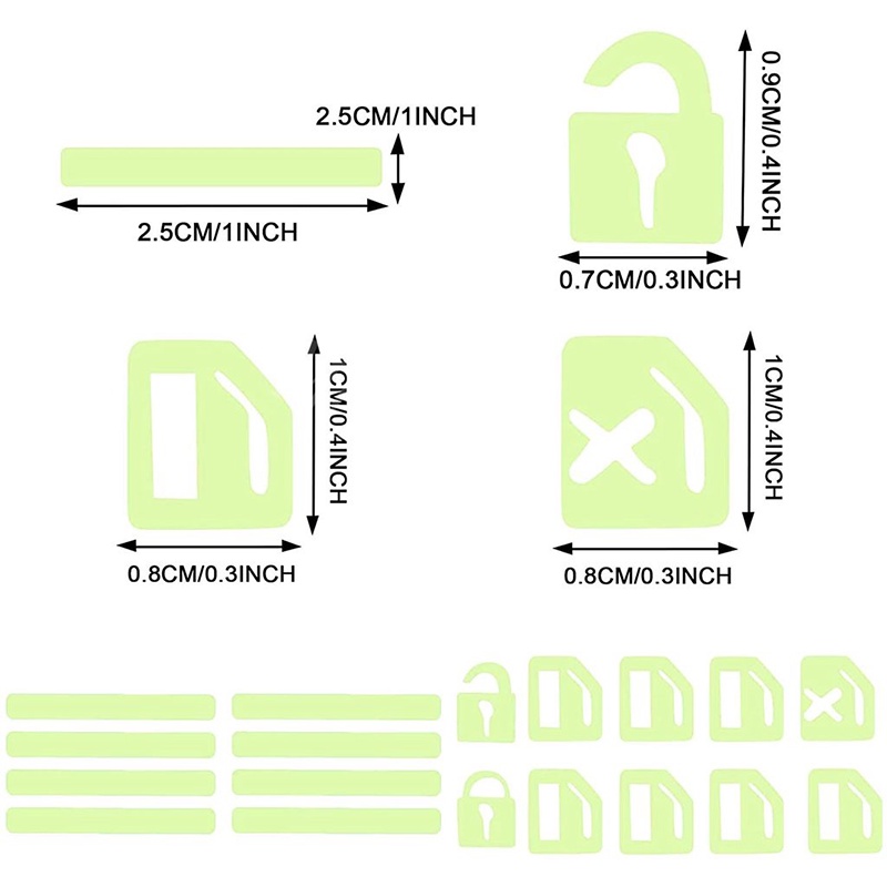 สติกเกอร์เรืองแสง เพื่อความปลอดภัย สําหรับติดประตู หน้าต่างรถยนต์ - รูปที่ 7