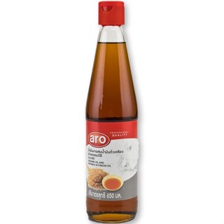 เอโร่ น้ำมันงาผสมน้ำมันถั่วเหลือง 650 มล. Aro Sesame Oil