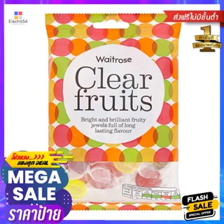 เวทโทรสเคลียร์ฟรุ๊ตลูกอมรสผลไม้รวม 225กรัม Waitrose Clear Fruit Mixed Fruit Candy 225g.