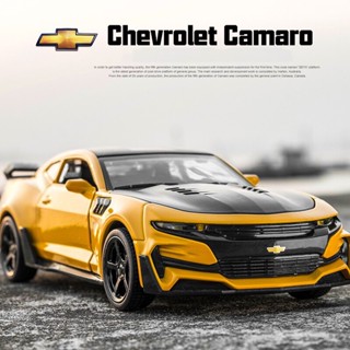 Miniauto โมเดลรถยนต์ Transformers 5 Bumblebee Chevrolet Camaro Diecast 1:32 ของเล่นสําหรับเด็ก