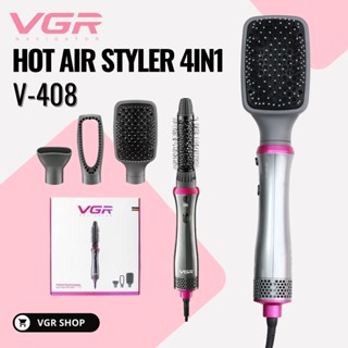 อุปกรณ์จัดแต่งทรงผมแบบ VGR รุ่น V-408 แบบ 4in1 เป็นได้ทั้งไดร์เป่าผม หวีผม สวอนผม