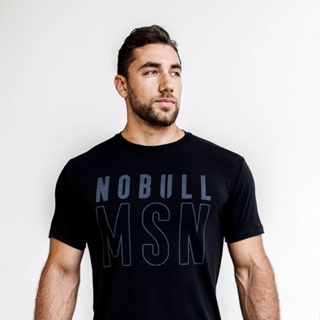 Nobull เสื้อยืดแขนสั้น ผ้าฝ้าย สําหรับผู้ชาย