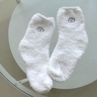 [Pre-order] skyfolio — white cloud sleeping socks