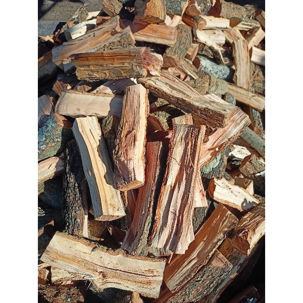 ไม้รมควันไม้ลำใยแท้100%ผ่าท่อน 1กิโลกรัม  ออแกนิคLongon Wood