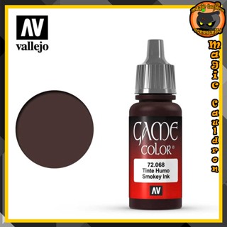 Smokey Ink 17ml. Vallejo Game Color สีอะคริลิคสูตรน้ำ