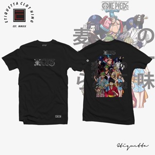 เสื้อยืด เสื้อสาวอวบ ✵◕☏เสื้ออะนิเมะ - ETQT - One Piece - สมาชิกโจรสลัด Strawhat สําหรับผู้ชาย (,A_23