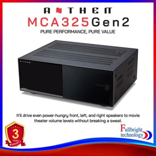 Anthem MCA 325 Gen 2 3-channel power amplifier 225 watts per channel into 8 ohms with all channels driven Warranty 3 years