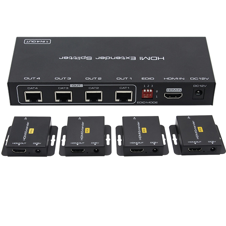 HDMI Splitter extender 1X4 extender HDMI over multiple