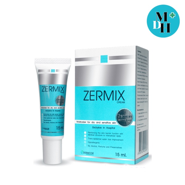 Zermix Cream 15 ML เซอร์มิกซ์ ครีม ผิวบอบบาง แพ้ง่าย ผลิตภัณฑ์ บำรุงผิว ชนิดเซอราไมด์คอมเพล็กซ์ 16718
