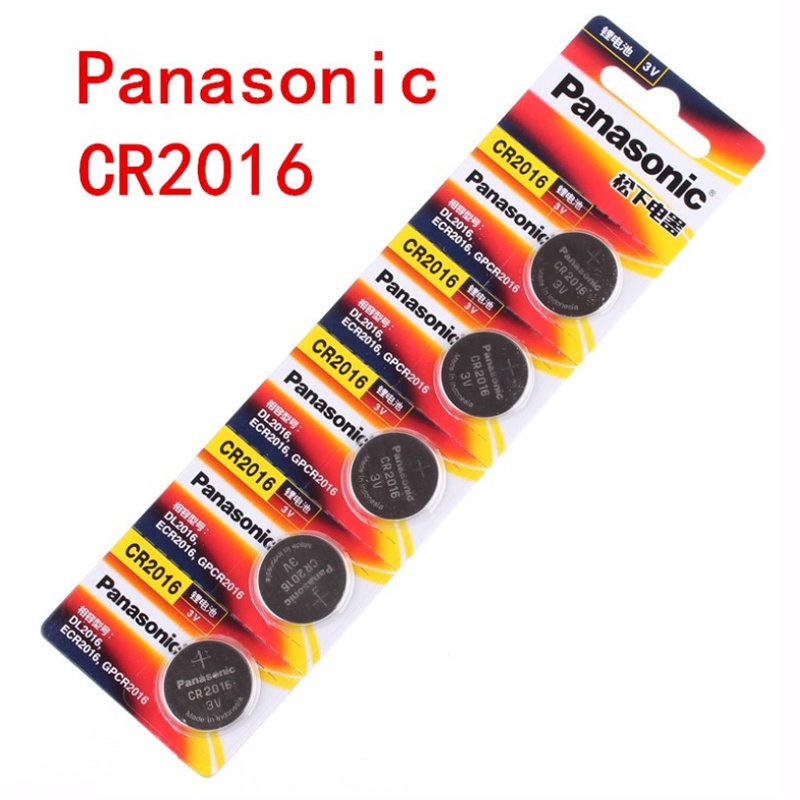 Panasonic Cr2016 2016 Lithium Coin Cell Button Battery 3v 3 Volts Shopee Thailand 3645