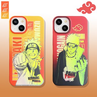 เคสโทรศัพท์มือถือ เนื้อแมตต์ ลายนารูโตะ สําหรับ iPhone 14 Pro 13 12 Pro Max 11