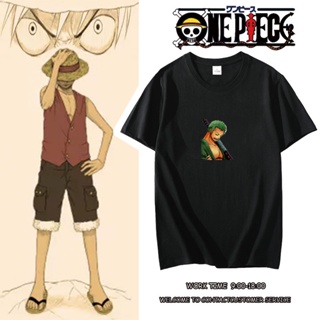 เสื้อคู่วินเทจ One Piece Tony Tony Chopper เสื้อยืดแฟชั่น เสื้อยืดcotton ไม่ยืดไม่ย้วยไม่ต้องรีด เสื้อคนอ้วนผญ Tee_09