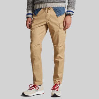 Polo Ralph Lauren PANTS Stretch Slim Fit Chino Cargo Pant กางเกงขายาว รุ่น MNPOPNT14A20069 สี 250 BEIGE/KHAKI