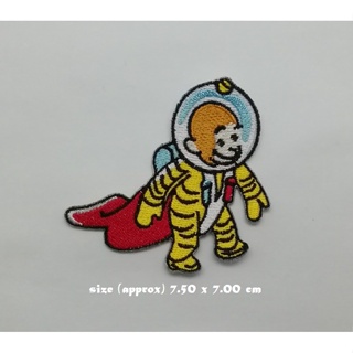 Curious George ตัวรีดติดเสื้อ แจ๊คเก็ต อาร์ม  ยีนส์ Hipster Embroidered Iron on Patch  DIY