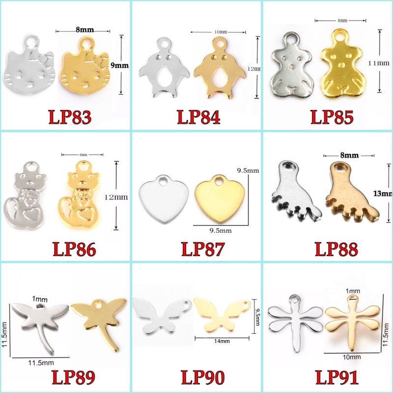 LP143-LP151 จี้สแตนเลสแท้ 100 %