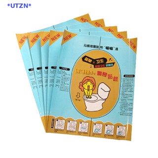 UTZN&gt; 36 x 45cm Plastic Toilet Disposable Sticker Plunger Dredge Easy Fix Cged Film new