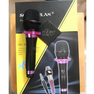 🎥 ไมค์ SOUNDMILAN รุ่น ML 5889 Microphone ไมค์โครโฟน ไมค์ร้องเพลง ไมค์พูด ไมค์เวที ✅ ส่งด่วน มีCOD