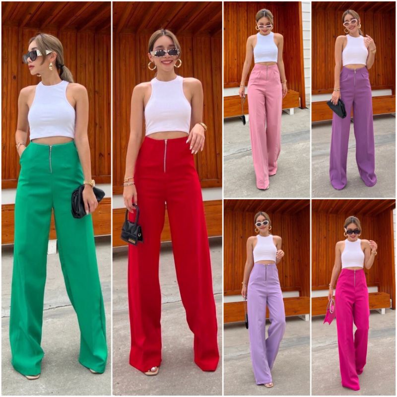 Kzpd Promthong hw นําเข้า กทม. กางเกงชั้นใน แฟชั่นผู้หญิง bkk กางเกงขายาวสไตล์เกาหลี