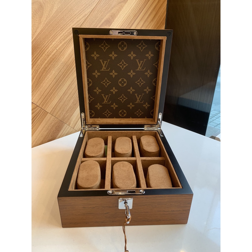 L*V คลาสสิก Retro Series กล่องนาฬิกากล่องเก็บนาฬิกา High-End Storage เฟอร์นิเจอร์ 3 ขนาดเสริมกล่องของขวัญบรรจุภัณฑ์